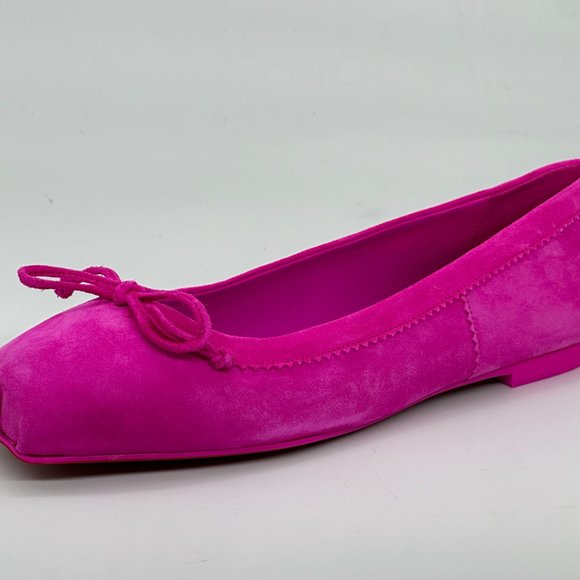 Christian Louboutin MAMADRAGUE Suede Ballerina Ballet Flat Shoes Bolerose - Picture 4 of 16